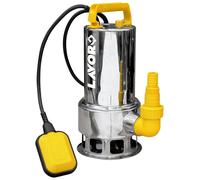 Pompa Sommersa HP 1,3 Elettropompa acciaio inox 900W per acque sporche
