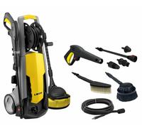 Lavor Predator 160, Nettoyeur haute pression électrique eau froide 2500W 160 bar, 510 L/hr, Chariot avec poignée ergonomique, roues, Accessoires, Système d'arrêt automatique, Jaune et Noir