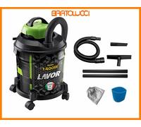 Lavor JOKER 1400S Aspiratore Solidi/Liquidi, Vano Raccolta 20l, Serbatoio Metall