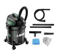Lavor Rudy 20 Aspiratore Solidi e Liquidi 1200W max Bidone Aspiratutto con
