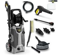 Lavor Stargate Idropulitrice ad Alta Pressione 180 Bar 2500W, Pompa in Alluminio, Tubo 8m, Set Lavaggio Auto, Pavimenti e Terrazzi con Patio Cleaner, 510 l/h, Motore in Rame, Sistema Automatic Stop