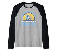 Lavora come un capitano gioca come un amante dei pirati vela Maglia con Maniche Raglan