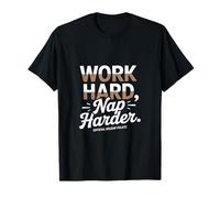 Lavora duro Nap Harder Politica ufficiale delle festività Festa del lavoro Maglietta