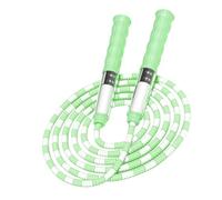 Lavora nella Corda Omettica, la Corda di Salto in PVC, la Comoda Maniglia Non Slittata con l'etichetta del Nome per i Bambini per Lo Stato Fisico (Green)