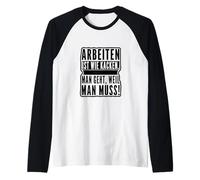 Lavorare è Come Fare la Cacca Maglia con Maniche Raglan