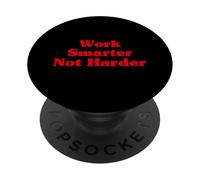 Lavorare in modo più intelligente, non più difficile, motivazione divertente PopSockets PopGrip Adesivo