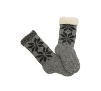 Lavorato a Mano Merino Calzini di Lana Foderato Modello 2 Unisex Caldo