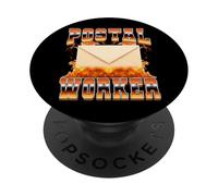 Lavoratore postale Servizio postale Postale Ufficio postale 90s Bootleg PopSockets PopGrip Adesivo