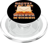 Lavoratore postale Servizio postale Postale Ufficio postale 90s Bootleg PopSockets PopGrip per MagSafe