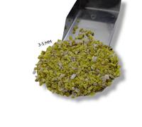 Lavorazione del legno con pietra preziosa opale verde naturale schiacciata,...