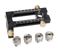 Lavorazione del legno Drill Guide Hole Puncher Locator 2 in 1 Doweling Jigs per mobili Collegamento Installazione Manuale Domestico Tool Set