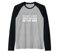 Lavorazione del Legno Non c'è scarto di Legno Solo Pezzi Non Ancora utilizzati Maglia con Maniche Raglan