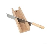 Lavorazione del legno per armadietti con troncatrice, maschera da taglio a 45 e 90 gradi per strisce di legno, strumento di serraggio compatto per fai da te e falegnameria professionale