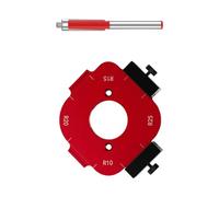 Lavorazione del legno Router Angolo Raggio Modelli Maschere Instradamento Angoli Curvi Fresatura Ristrutturazioni circolari Accessori Angolo Utensile da taglio
