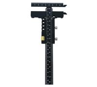 Lavorazione del legno Scorrevole Calibro In Lega di Alluminio Scriber Righello T Strumenti di Misura Marcatura Calibro Scriber Lavorazione Del Legno T Square