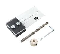Lavorazione del legno Strumenti di carpenteria Tassello Acrilico Kit Dima di Perforazione Ad Alta Resistenza Durezza Preciso Foro Locator Drill Guide Hole Locator Lavorazione Del Legno