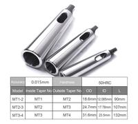 Lavorazione Metalli Adattatore Cono Morsetto Riducono MT1-2 45 # Acciaio Trapano