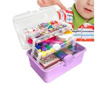 Lavoretti Per Bambini - Kit Completo Di Materiali Per Bambini,Attività Educative Manuali Coordinazione Occhio-Mano per Ragazze Ragazzi Figli Figlie