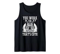 Lavori dalle 9 alle 5 Questo è carino - Funny Trucker Driver Canotta