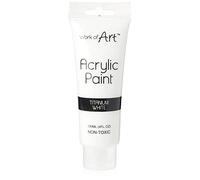 Lavori di arte di pittura acrilica 120 ml, colore: nero bianco