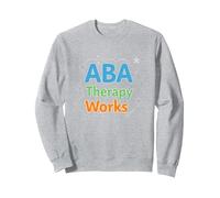 Lavori di Terapia ABA: Professionisti del Supporto all'autismo Felpa, Unisex per Adulti, Grigio Melange, XL