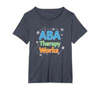 Lavori di Terapia ABA: Professionisti del Supporto all'autismo Maglietta, Donna Plus-Size, Pervinca, 1X