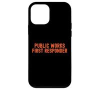 Lavori pubblici Primo soccorritore Pride Support City Worker Crew Custodia per iPhone 12 mini