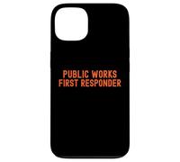 Lavori pubblici Primo soccorritore Pride Support City Worker Crew Custodia per iPhone 13