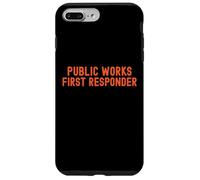 Lavori pubblici Primo soccorritore Pride Support City Worker Crew Custodia per iPhone 7 Plus/8 Plus