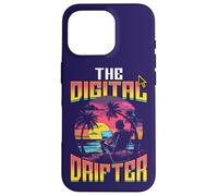 Lavoro a distanza Citazione Divertente Il Nomade Digitale Drifter Digitale Custodia per iPhone 16 Pro