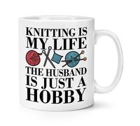 Lavoro a Maglia Is My Life The Marito Just Hobby 284ml Tazza Divertente Idea