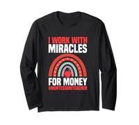 Lavoro con miracoli per Soldi Insegnante Montessori Maglia a Manica