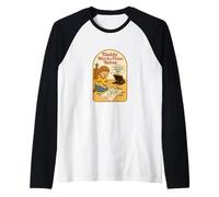 Lavoro dal Basso Divertente Blackcraft Dark Humor Goth Punk Maglia con Maniche Raglan