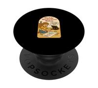 Lavoro dal basso Divertente Blackcraft Dark Humor Goth Punk PopSockets PopGrip Adesivo