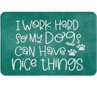 Lavoro duro affinché i miei cani possano avere cose belle. Cartello in metallo vintage, regalo divertente per casa, cucina, garage, bagno, fattoria, giardino, bar, caffetteria, poster in metallo da 8