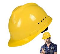 Lavoro hard Hat - Sicurezza ventilata leggera, protezione traspirante per la testa | Design resistente all'impatto conforme ad ANSI, costruzione del di sospensione regolabile, copertura con fa