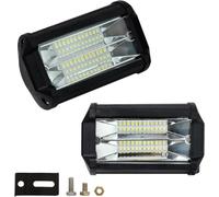 Lavoro Luce Barrette Coppia 24 LED IP67 Pois Cialde Nebbia Lampada Offroad Guida