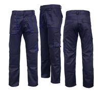 Lavoro Pantaloni Tasche Ginocchiera Uomo Cargo Multi Tasca Abbigliamento da