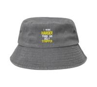 Lavoro più Duramente di Una Spogliarellista Brutta Donne Uomo Cotone Cappello da Pescatore Confortevole Cappelli di Benna Traspirante Cappello da Sole per Spiaggia All'Aperto Viaggi