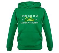 Lavoro Sodo Così Il Mio Collie - Felpa Per Bambini - Cani Border Amore Animale