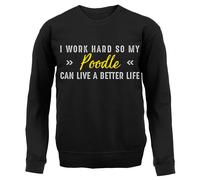 Lavoro Sodo Per Il Mio Barboncino - Felpa Per Bambini - Proprietario Di Cane