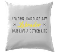 Lavoro Sodo Per Il Mio LABRADOR - Cuscino - Cane LABRADOR Cucciolo