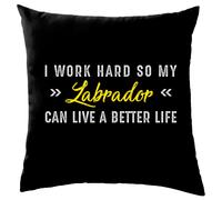 Lavoro Sodo Per Il Mio LABRADOR - Cuscino - Cane LABRADOR Cucciolo