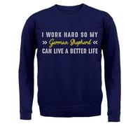 Lavoro Sodo Per Il Mio Pastore Tedesco - Felpa Per Adulti - Cani Alsaziani
