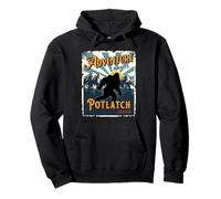 L'avventura a Big Foot di Potlatch Idaho Sasquatch Ti aspetta Come Souvenir Felpa con Cappuccio