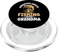 L'avventura attende la pesca con la nonna pesca PopSockets PopGrip per MagSafe