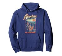 L'avventura attende Lo Stile WPA Go Scouting Escursionismo Cub Scout BSA Felpa con Cappuccio