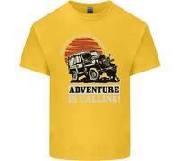 L'Avventura Chiama Maglietta Off Road 4X4 Per Bambini Ragazzi E Ragazze