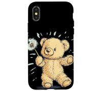 L'avventura del dente di leone di Teddy Bear per divertimento nella natura Custodia per iPhone X/XS