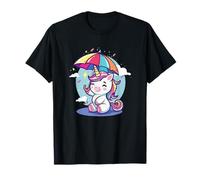 L'avventura dell'ombrello dell'unicorno per un costume delizioso Maglietta